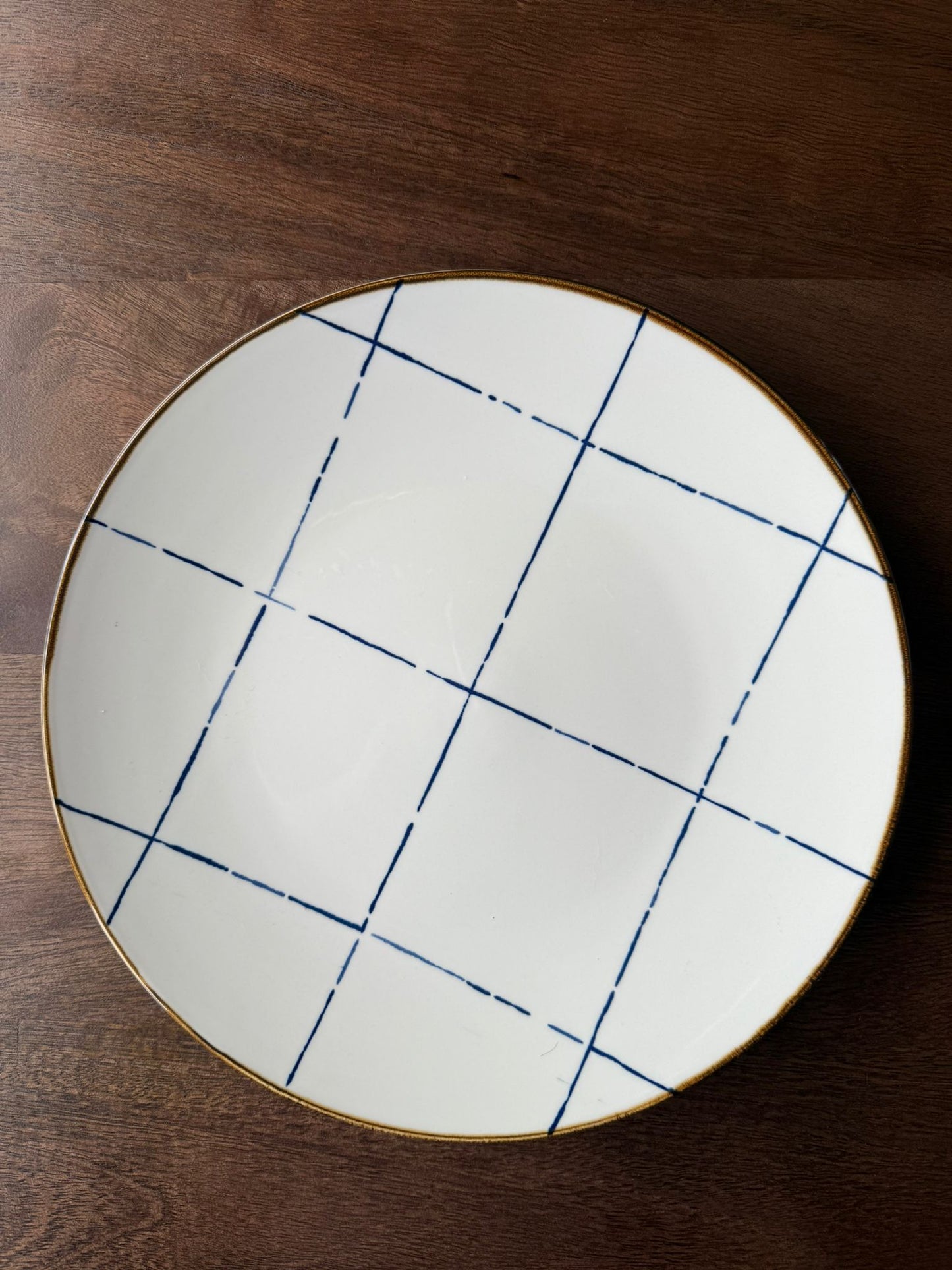 Dinerbord blauw Wabi Tafel